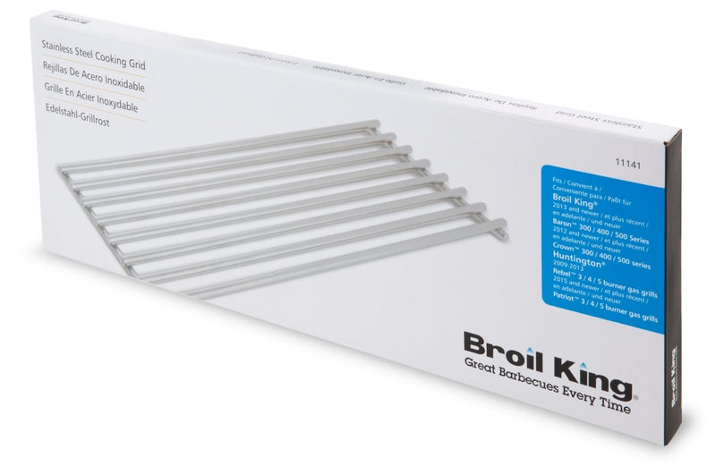 Broil King 11141 Stainless Steel Rod Cooking Grid, Baron and Crown Series Grills, Stainless Steel - Image 3